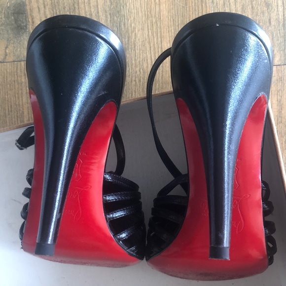 Christian Louboutin, 38, Black heels sandals - Picture 10 of 10
